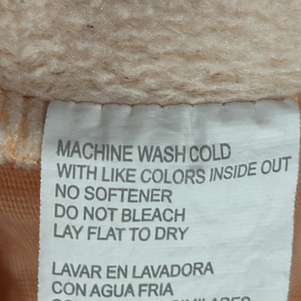 Fabletics Eco Go-To Pocket Hoodie Peach Size 1X - Picture 7 of 8